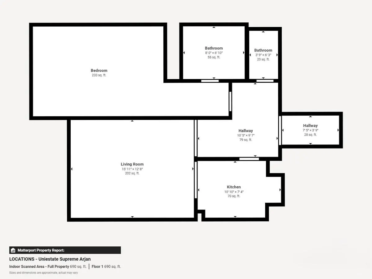 Uni Estate Supreme Residence - Calm One Bedroom Dubai Apartment